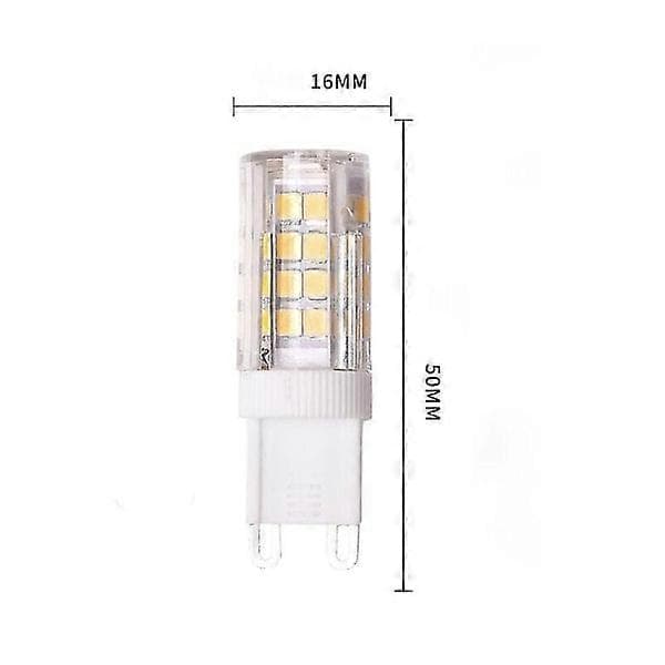 G9 LED Dimmable Warm White G9 LED Bulb 5w 230v Equivalent 40w Halogen Bulb 430lm Bright 2700k G9 LED Bulb 360 Wide Beam Angle 6-pack-FY-