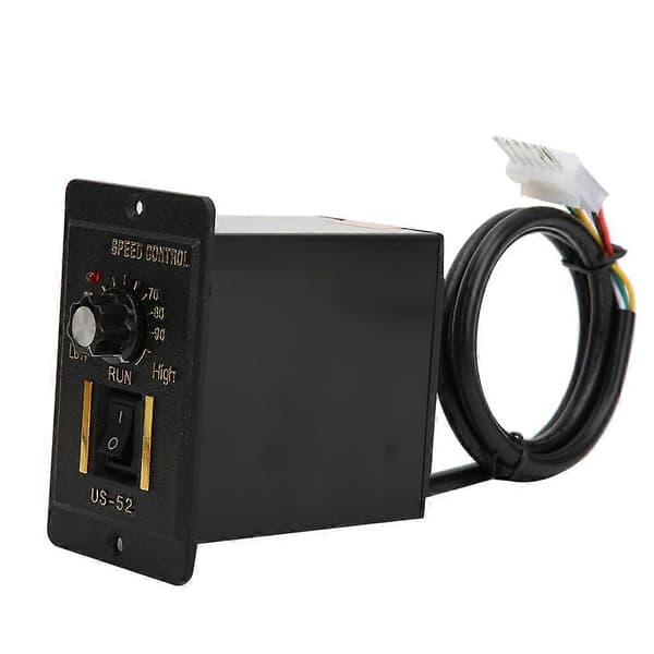 BERM Motor Speed Controller with Potentiometer Threaded Knob 3.96 Interface AC220V 50/60Hz90W
