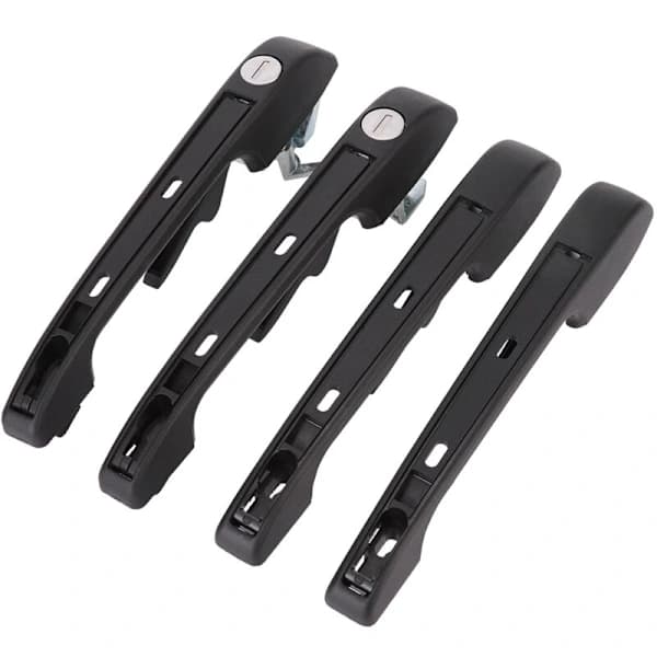 4pcs Front Rear Left Right Outer Door Handle with Keys Fits Golf MK1/MK2