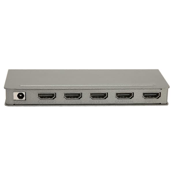 HD Multimedia Interface Splitter 4K 1 in 4 Out Stöd 3D 1080P Videodistributör Duplikator 100?240V UK-kontakt
