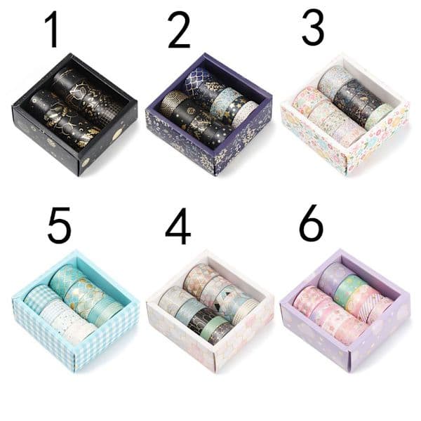 Dekorativ teip Scrapbooking-klistremerke 1 1 1 1