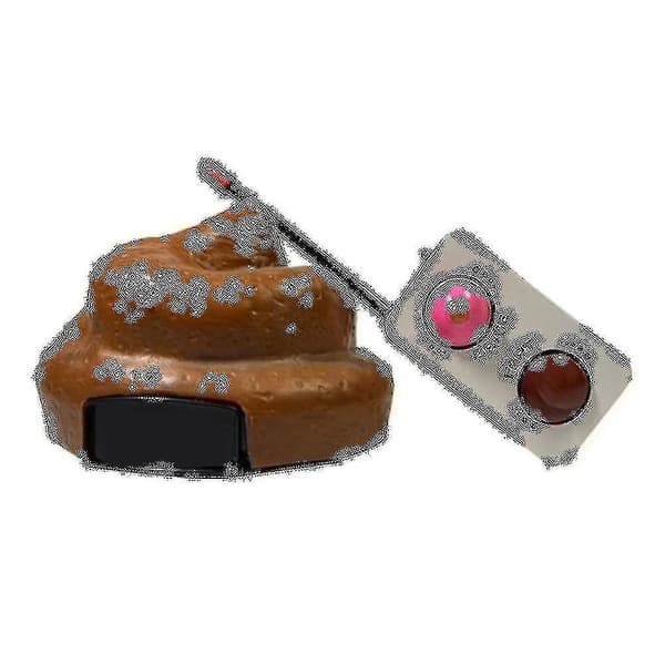 Kauko-ohjattava kakkakärry pyörivällä ja röyhtäilevällä toiminnolla 49mhz