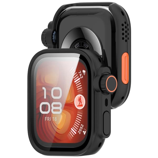 Protective Case for Huawei Watch Fit4Pro with Tempered Glass Screen Protector (Starlight)