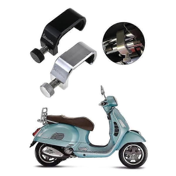 High-Hardness Luggage Rack with Fixed Buckle and Clamp Mount Compatible with GTS LX LXV Silver Hopea
