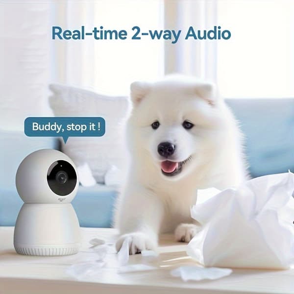 4MP 360° Smart Inomhussäkerhetskamera 360° Panorering/tilt Hemsäkerhetskamera