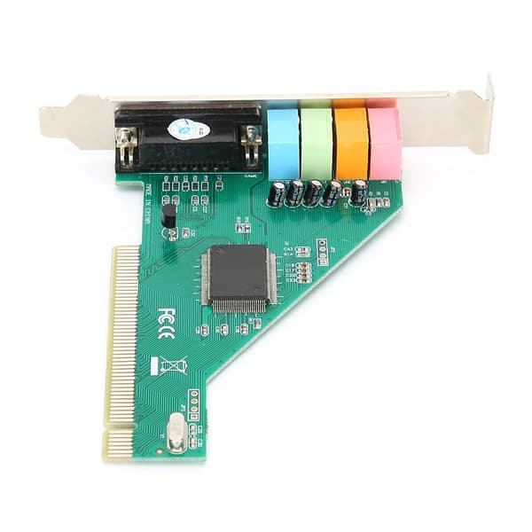 4.1-kanals PCI-lydkort til stationær computer - Internt lydkort Stereo Surround CMI8738