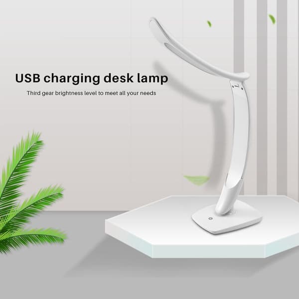 USB-bordlampe LED-skrivebordslampe Studie Læselampe Lysstærk foldbar skrivebordslampe LED-lampe til børnelæsning og lektier