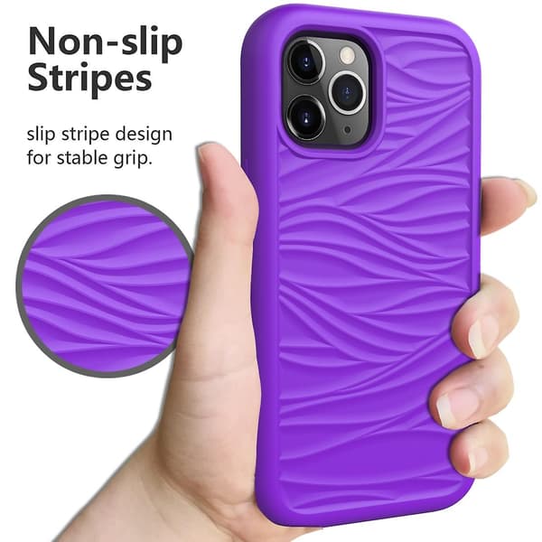 Til iPhone 12 Silikone+PC Cover Til iPhone 12 mini