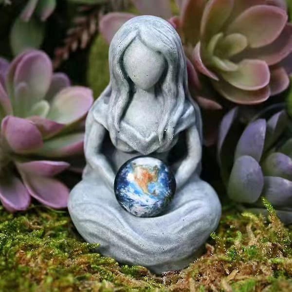 Goddess Mother Earth Figurine Sculpture Ornament Statue Decor