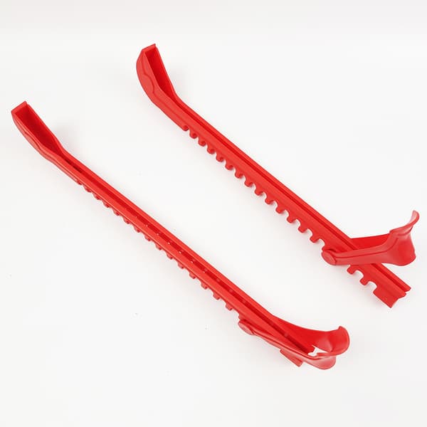 Red Skate Guards 1 Pair Adjustable Skate Guards for Ice Hockey or Figure Skating