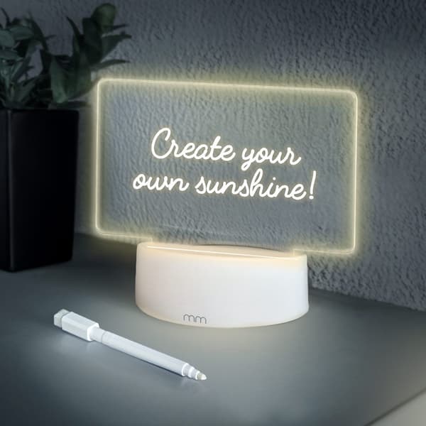 LED-ilmoitustaulu – USB-/akkukäyttöinen, sisältää tussin 180