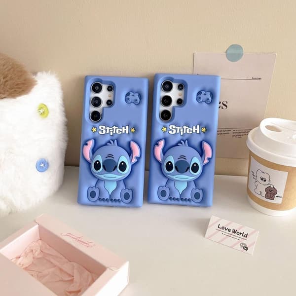 Lilo & Stitch Silikonskal för Samsung S21[JUN] Stitch Stitch