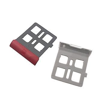 Game Card Slot Socket Cover Replacement Frame for 3DSXL 3DSLL (Red)