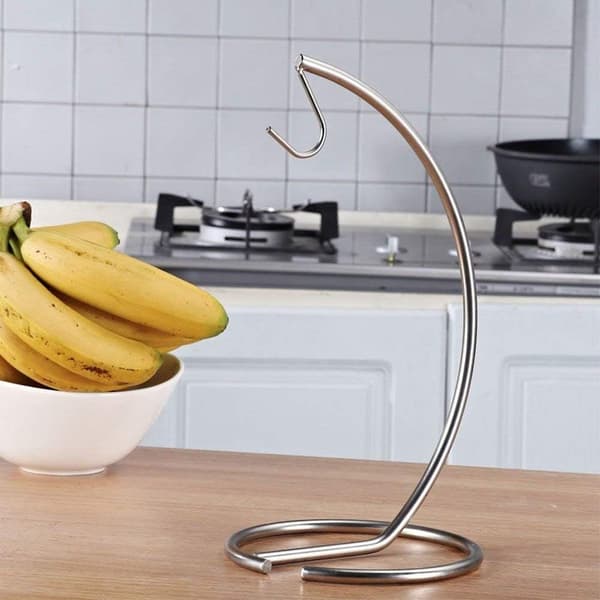 Steel Banana Tree Stand Grape Hanger Rack Fruit Display Storage Hook