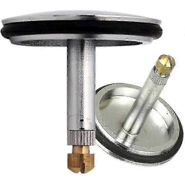 Andra vasktilbehør Utskiftbar Justerbar Badekarpropp For Vask Med 8mm Stamme Og 43.5mm Diameter Lokk (Sølv) Scrollsqy [DB]