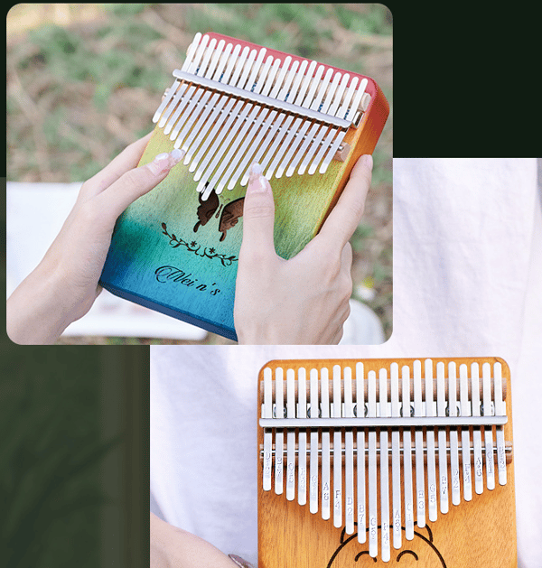 Tumharpa Kalimba 17 toner for nybegynnere