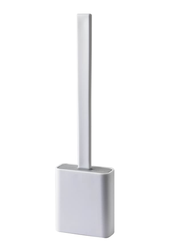 EDA SILICONE Vit Toalettbørste 10x4x36 cm TPR - Badlab by MONDEX