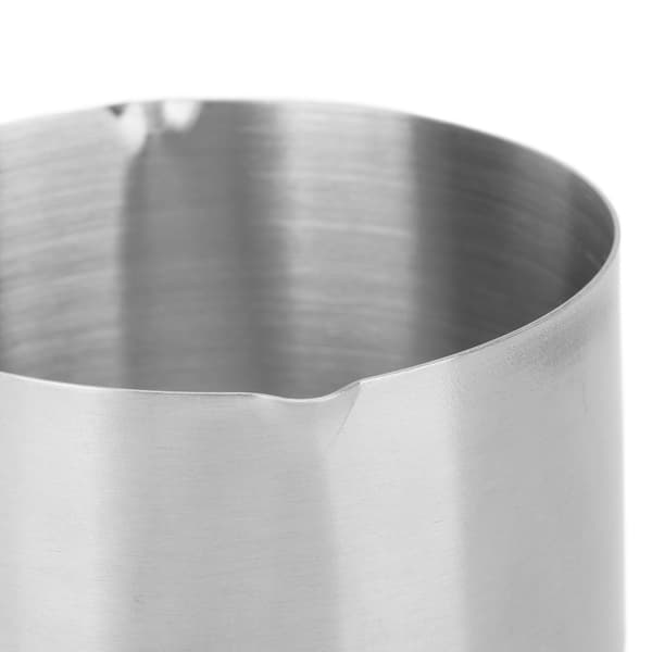 Minigryde 304 rustfrit stål, 200 ml, mælke- og smørvarmer, bærbar, skoldningsbeskyttelse