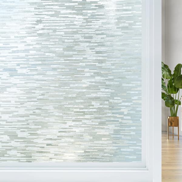 Frosted Static Window Film 45x200cm Privacy Anti-Glare Sun Protection Reusable Removable-FX-