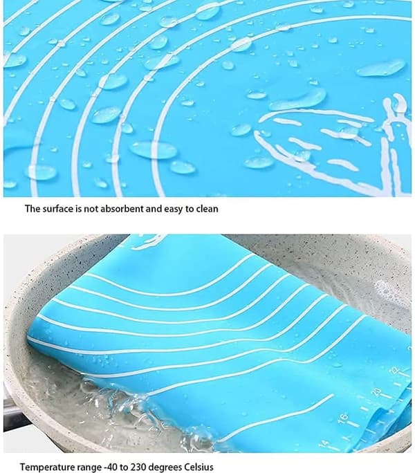 1 stk 50x40cm Non-Stick Gjenbrukbar Bakematte Fondantdeig, (Gr