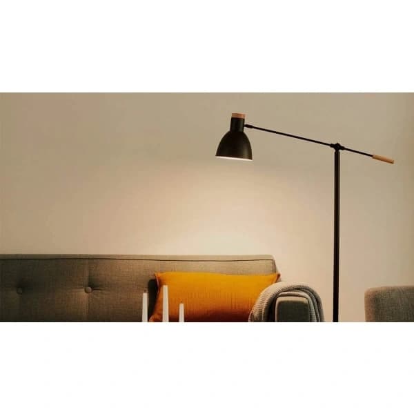 Set of 6 Small Flame-Shaped LED Bulbs, Edison Screw Base E14 5W (40W Equivalent) Warm White Non-Dimmable Light