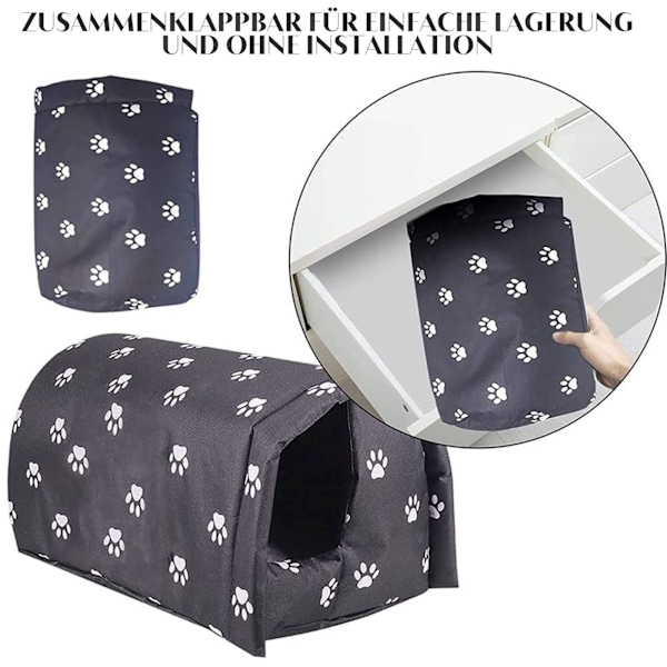 Pet House Winter Warm Cat House Waterproof Thickened Foldable