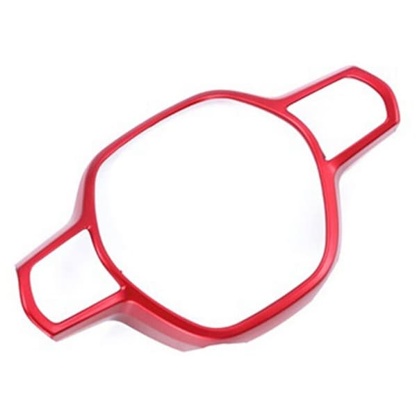 For 11th 2022 Steering Wheel Button Panel Frame Decor Sticker Car Interior Accessories, Red