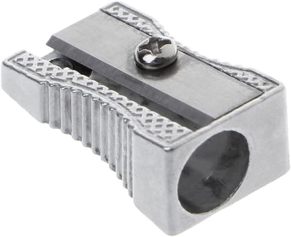 Metallic Single Hole Pencil Sharpener School Office Sharpener Stationery