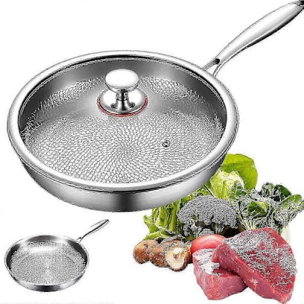 Titanium Pan Pro with Lid 2025 Durable Scratch-Resistant Non-Stick Titanium Frying Pan for Cooking 26CM B 28CM B 28CM 28CM 28CM
