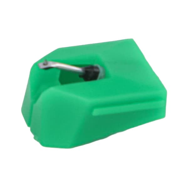 Udskiftningsstift kompatibel med Audio-Technica VM95-seriens pickupper, elliptisk nål, grøn