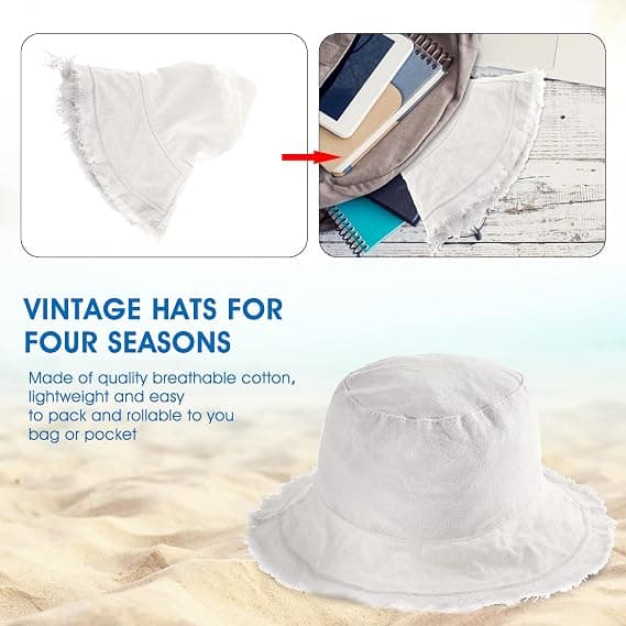 Spandhat med bred skygge Bomuldssolhatte til kvinder Sommer Udendørs Rejse Strand Solhat UPF 50+