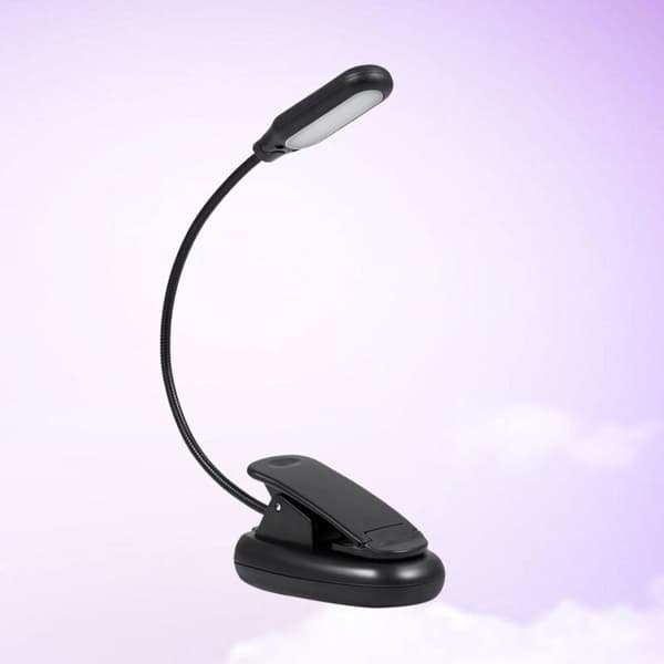 Rechargeable LED Reading Light for Books in Bedroom or Dorm, Battery Included
