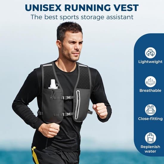 Running Vest - Running Vest with Hydration Holder - Running Vest with Phone Holder - Running Backpack - Universal