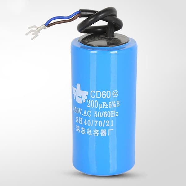 250-450V AC 200uF Appliance Motor Start Run Capacitor CD60 High Quality