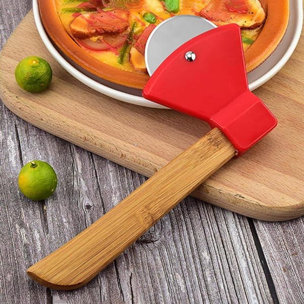 Smart Pizzakniv - Rød - 18 cm Röd red