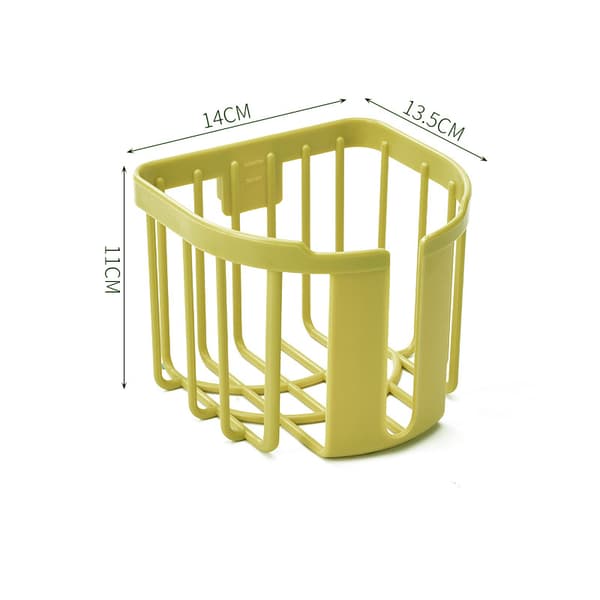 Perforeret toiletpapirholder, toiletpapirholder (gul)