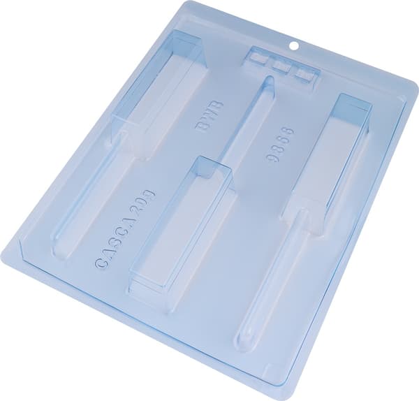 Slikkepind Chokoladeform - BWB 9866 - Speciel 3-delt form Transparent Transparent transparent