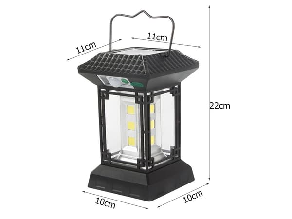 Aurinkokennovalaisin 60 LED - 5 tilaa + kaukosäädin 428