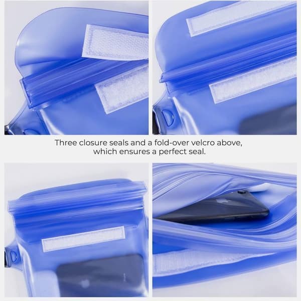 Waterproof Pouch - Waterproof Bag with Adjustable Strap, for Boating, Fishing, Kayaking, Swimming, Phone Protection - [2-Pack]