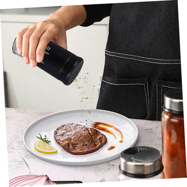 Delar Kök Krydderflaske Køkken Krydderiglas Krydderflaske Krydderistrøer Krydderiglas Rustfrit Stål Salt Glas