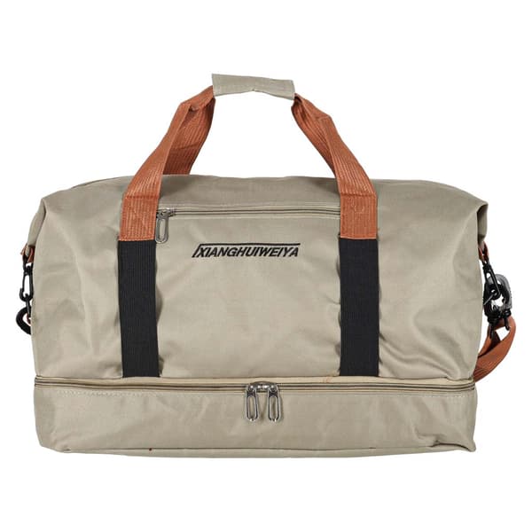 Matkalaukku, 58 x 34 cm, kenkälokero, beige