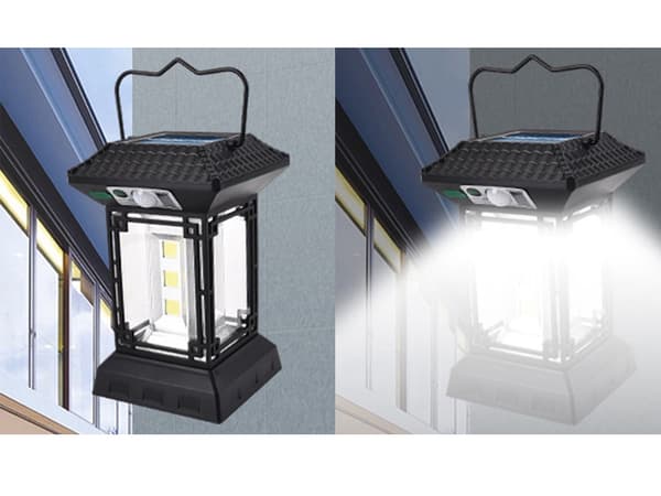 Aurinkokennovalaisin 60 LED - 5 tilaa + kaukosäädin 428