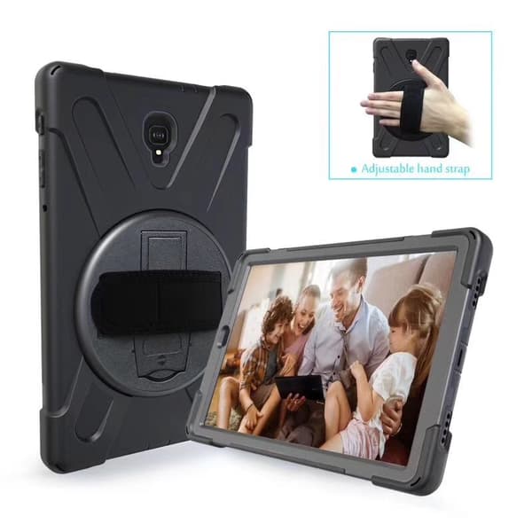 Anti-fall protective case with wrist strap, red, suitable for iPa