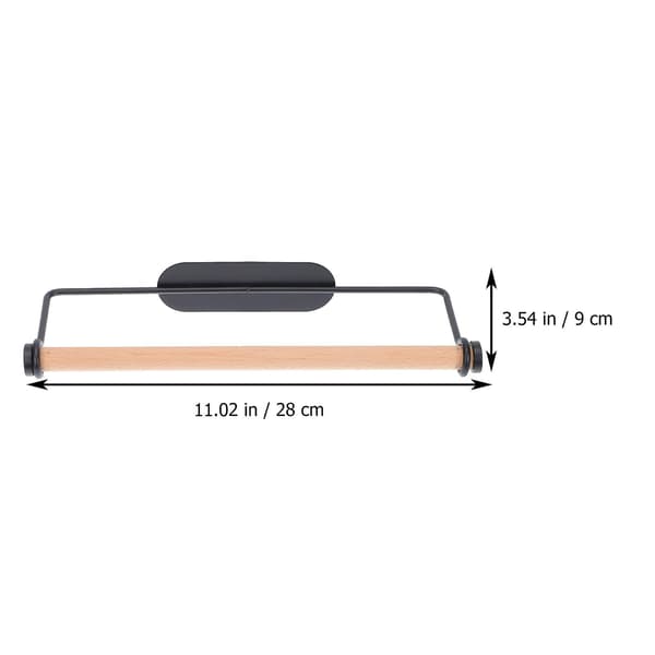 1 stk veggmontert rullpapirholder, stansefri rullpapirholder