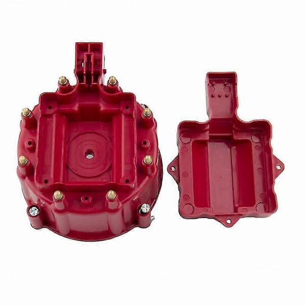 Red Male HEI Distributor Cap, Coil And Rotor Kit Replacement For BBC 305 350 454