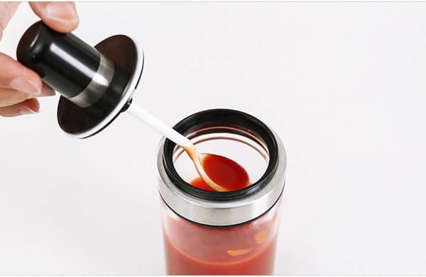 (Maustepurkkisetti 3 kpl) Kitchen Gourmet Box Akryylirunko lusikoilla