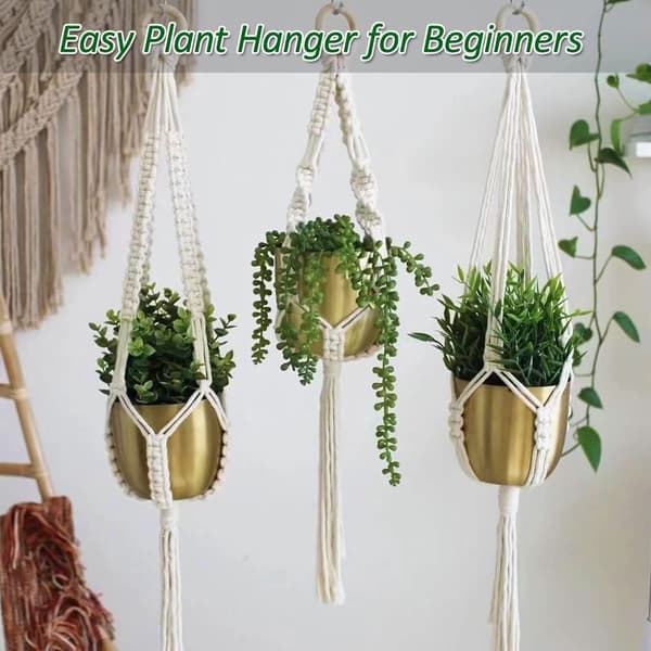Macrame Kit for Beginners 3mm Macrame Cord Macrame Rope 3mm Macrame Cord for Macrame Wooden Stick