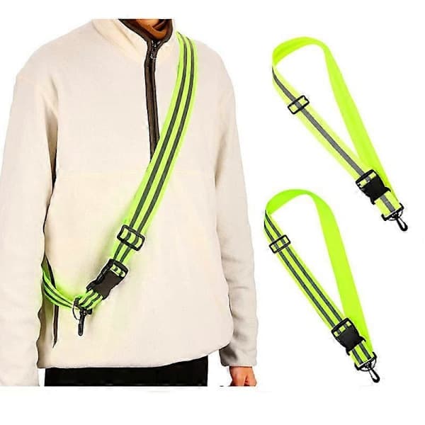 LED Säkerhetsarmband för Kvällslöpning - 2 Justerbara Reflexband [YDE]