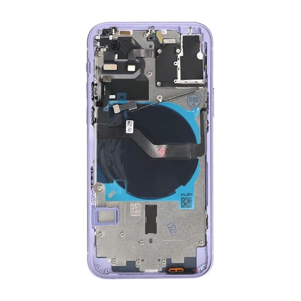 Compatible with iPhone 12 Back Cover with Complete Frame OEM Purple Lila purple