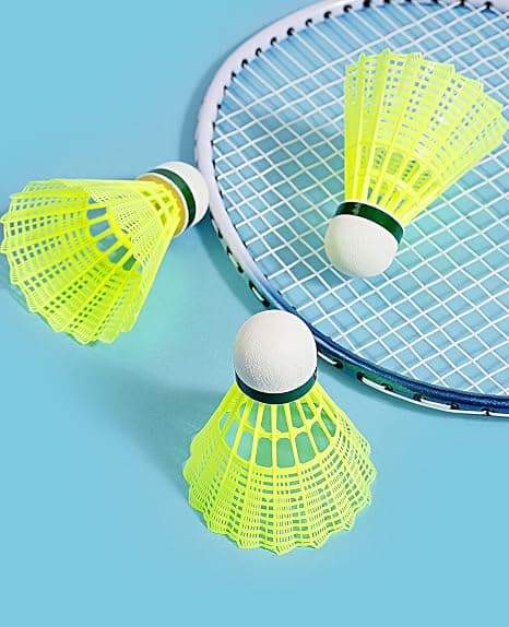 6-pakning Nylon Badmintonfjærer, Nylonfjær Shuttlecocks
